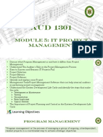 Module 5 - IT Project Management