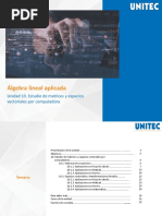 Unidad 10 - Estudio de Matrices y Espacios Vectoriales Por Computadora