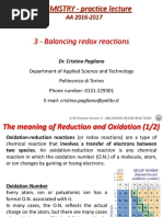 Prac-3 - Redox Reactions