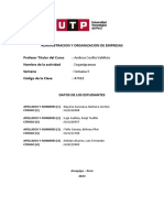 Tarea 1 Organigrama Semana 9 ADM