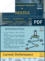 Strategic Management Presentation: Nestle