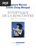 Esthétique de La Rencontre Lénigme de Lart Contemporain - Baptiste Morizot Estelle Zhong Mengual - Z