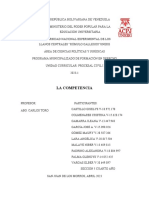 La Competencia Procesal Civil