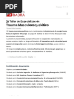 Trauma Musculoesquelético - Institución Badra