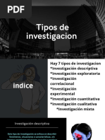 Tipos de Investigacion