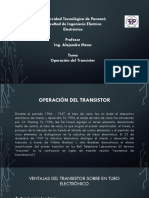 Operación Del Transistor PDF