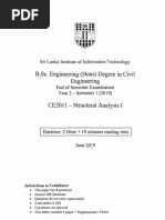 CE2011 - Structural Analysis I