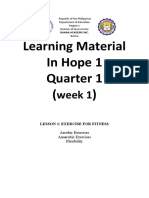 Learning Material in Hope 1