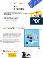 Sexología, Pediaitria, Gineco Obstetricia Forense