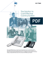 Panasonic KX-T7665-brochure