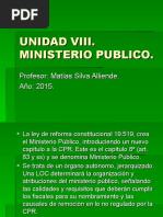 Unidad Viii. Ministerio Publico.