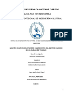 Gestión de La Productividad en Las Mypes Del Sector Calzado en La Ciudad de Trujillo Marcos