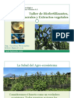 Taller de Biofertilizantes, Caldos Minerales y Extractos Vegetales