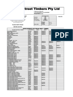 Timber Pricelist