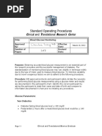 Sop Glucose Monitoring