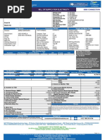 Bill of Supply For Electricity: Area Details Connection Details Supply and Meter Details