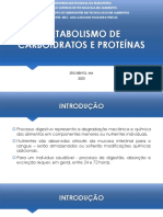 Metabolismo de Carboidratos e Proteinas