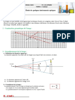 Chapitre (15) Étude de Quelques Instruments Optiques