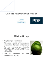 Olivine and Garnet Family