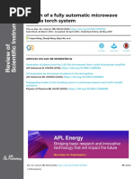 Design of A Fully Automatic Microwave Plasma Torch