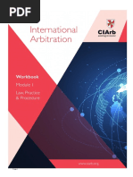 Module 1 Law Practice and Procedure International Arbitration - Workbook