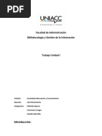 TRABAJO iNFORMACION, SOCIEDAD Y CONOCIMIENTO