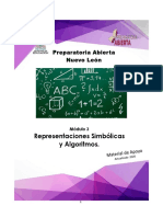 Representaciones Simbólicas y Algoritmos.: Módulo 3