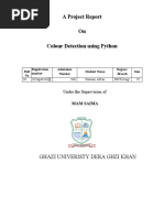 Project Documentation Color Detection