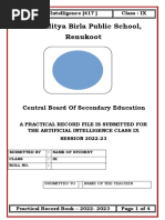 AI Practical File Format