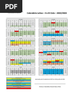 Iscsp-Ulisboa Calendario Letivo Mestrado e Doutoramento 2022-2023