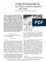 A Comparative Study of Nonlinear MPC and Differential-Flatness-Based Control For Quadrotor Agile Flight