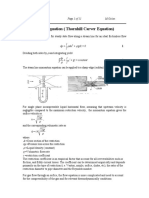 Orifice Equation