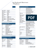 Krita Shortcuts CheatSheet Document - Final