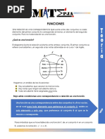 Relaciones de Funciones y Funciones