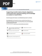 Supporting Transformative Climate Adaptation Community Level Capacity Building and Knowledge Co Creation in South Africa