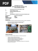 Informe Tecnico Balanza de Precision and