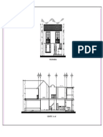 Plano de Casa 2 Pisos 3 Dormitorios CAD Layout2