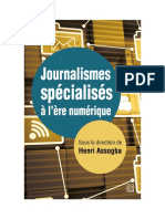 Journalisme Spécialisé À L'ère Du Numérique