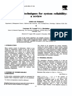 Optimization Techniques For System Reliability: A Review