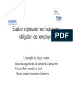 Evaluer Et Prévenir Les Risques