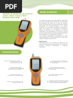 Medidor de Partículas de Polvo en El Aire, 1.0um, 2.5um y 5um BOSEAN PGM-300B - Compressed