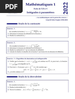 TD Integrales A Parametres