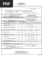 CS Form No. 7 Clearance Form - JHS