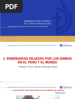 Enseñanzas Estructurales Dejadas Por Los Sismos en El Perú y El Mundo