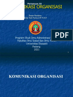 Komunikasi Organisasi ONLINE