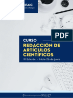 Brochure Curso Artículo Científico 1