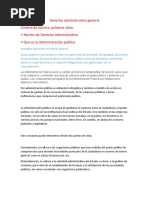 Derecho Administrativo General Resumen de La Oit