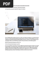 14 Programming Languages Explained For Beginner Developers