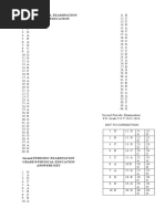 SECOND PERIODICAL EXAMINATION Key To Correction in Pe