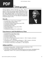 Mark Twain Bibliography - Wikipedia